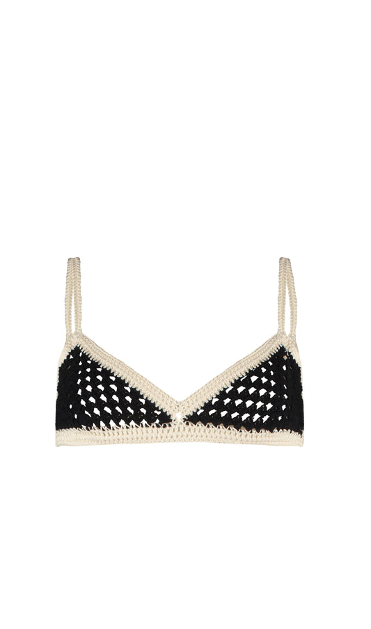 Selene Crochet Triangle Top