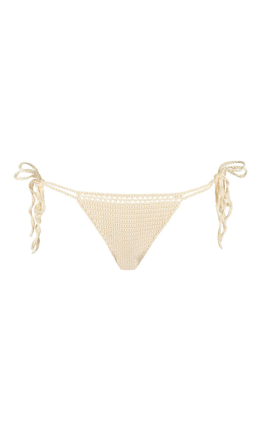 Astarte Crochet Bikini Bottom - Ecru